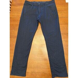 English Laundry Men's Pants 38x34 Navy Blue Stretch Cotton Blend Chino